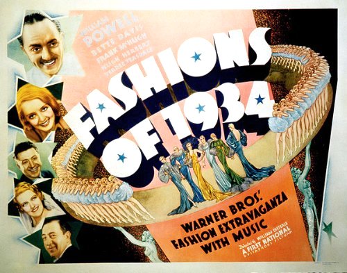 Fashions of 1934 Movie Poster