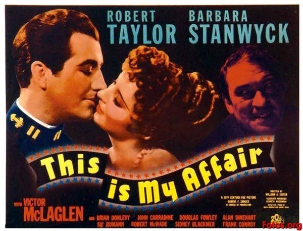This Is My Affair Movie Poster