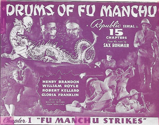 Drums of Fu Manchu Movie Poster