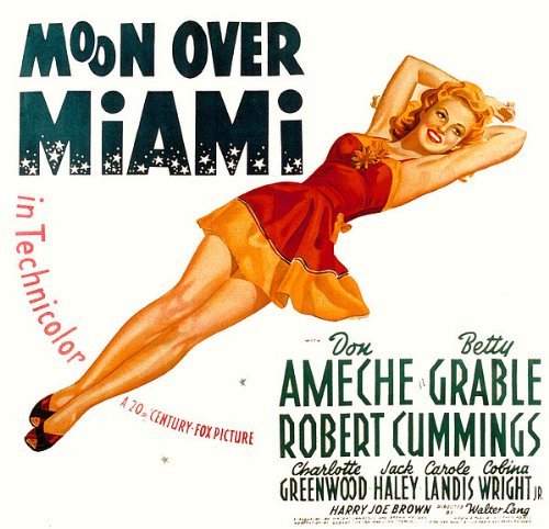 Moon Over Miami Movie Poster
