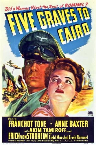 Five Graves to Cairo Movie Poster
