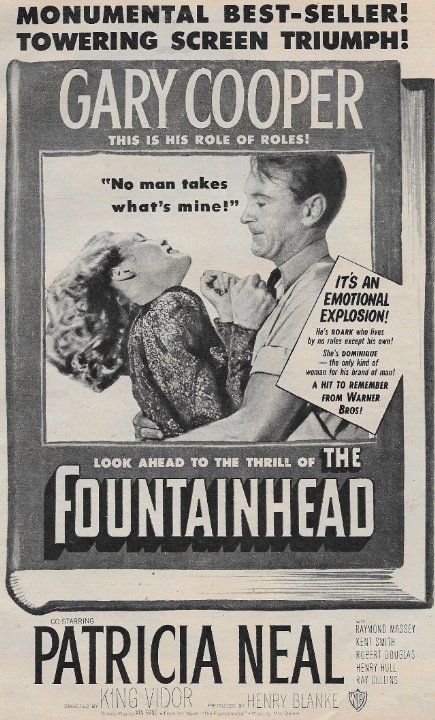 The Fountainhead Movie Poster