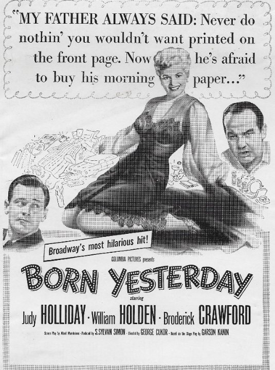 Born Yesterday Movie Poster