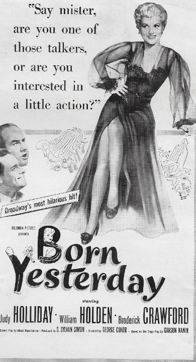 Born Yesterday Movie Poster