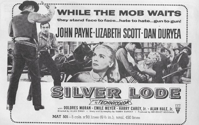 Silver Lode Movie Poster