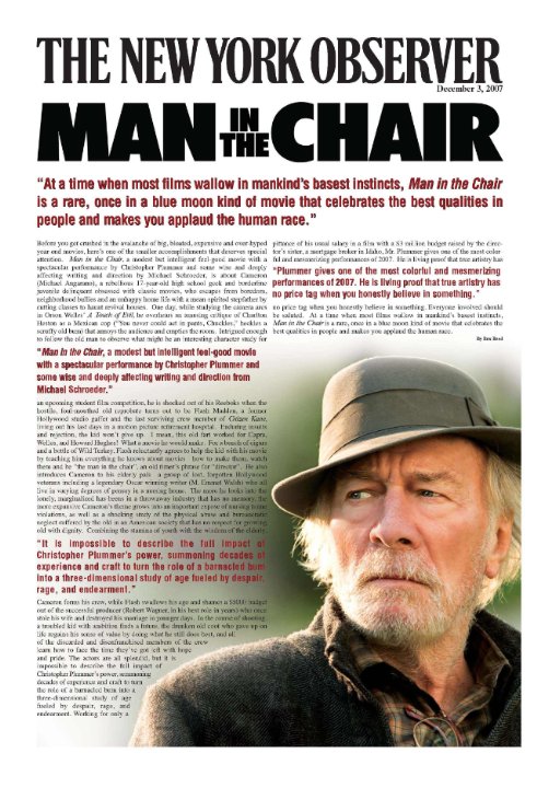 Man in the Chair Movie Poster