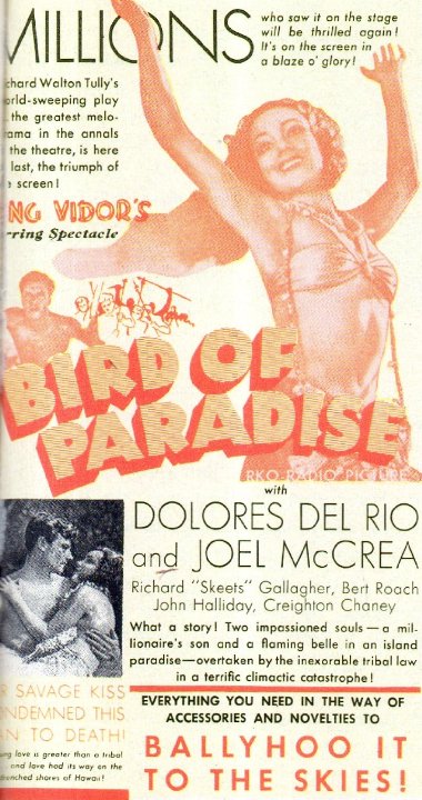 Bird of Paradise Movie Poster