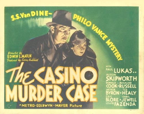 The Casino Murder Case Movie Poster