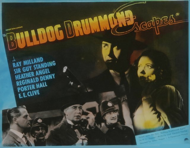 Bulldog Drummond Escapes Movie Poster