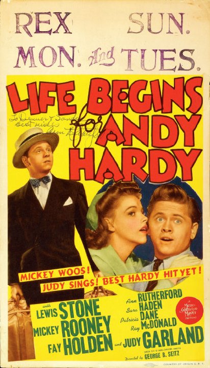Life Begins for Andy Hardy Movie Poster