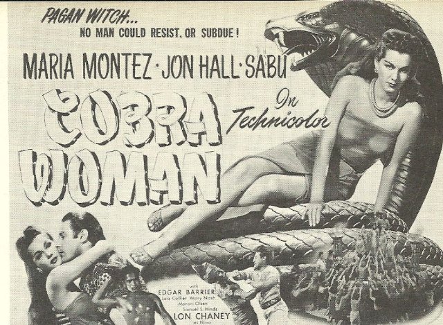 Cobra Woman Movie Poster