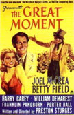 The Great Moment Movie Poster