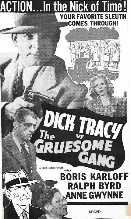 Dick Tracy Meets Gruesome Movie Poster