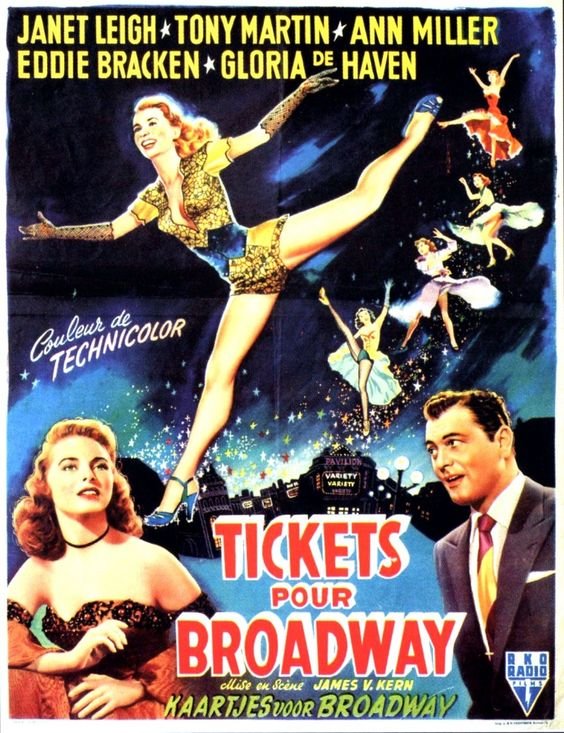 Two Tickets to Broadway Movie Poster