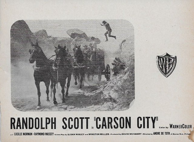 Carson City Movie Poster
