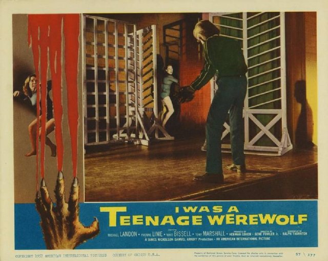 I Was a Teenage Werewolf Movie Poster