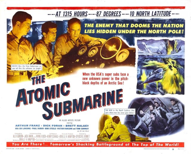The Atomic Submarine Movie Poster