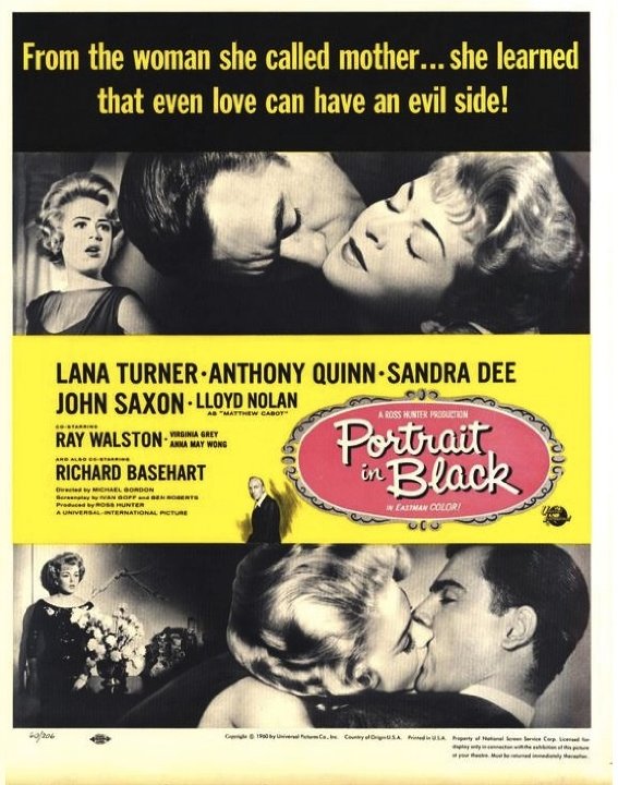 Portrait in Black Movie Poster