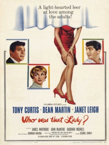Who Was That Lady? Movie Poster