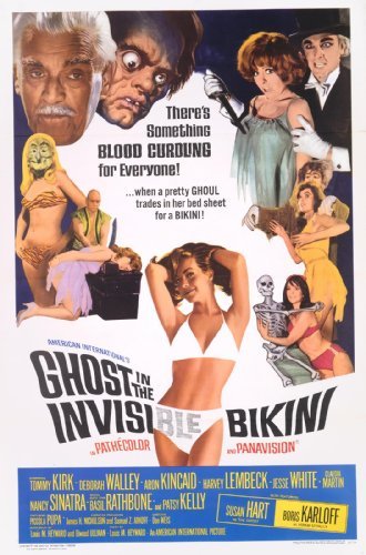The Ghost in the Invisible Bikini Movie Poster