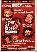 Night of Bloody Horror Movie Poster