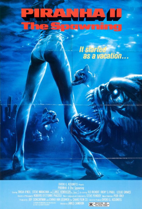 Piranha Part Two: The Spawning Movie Poster