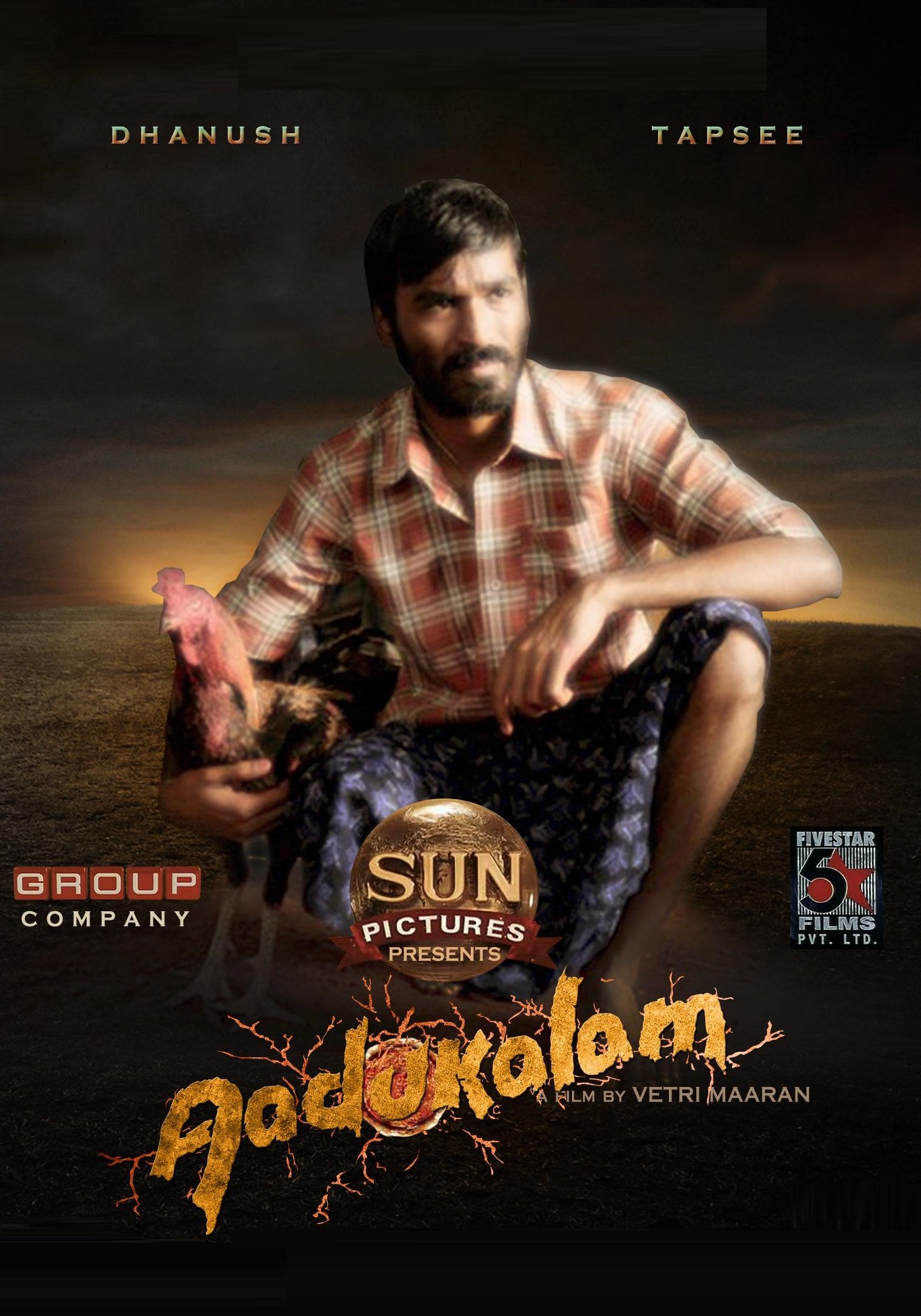 Aadukalam Movie Poster