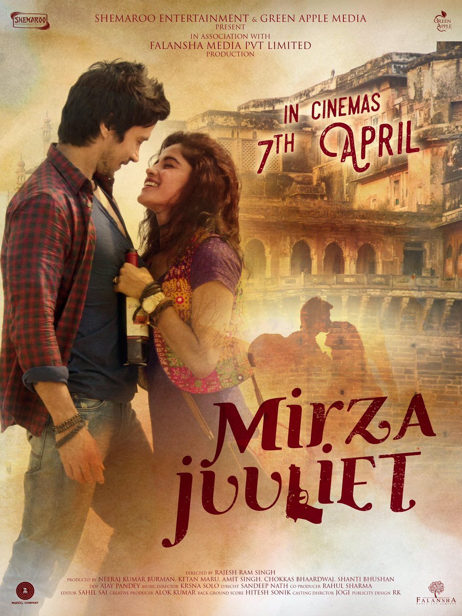 Mirza Juuliet (2017) First Look Poster