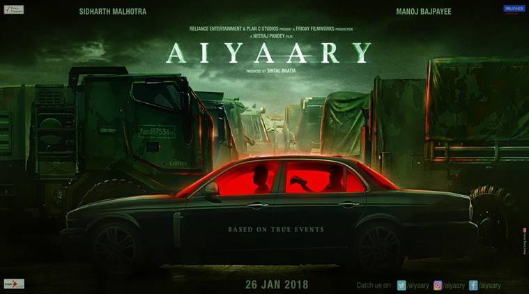 Aiyaary (2018) First Look Poster