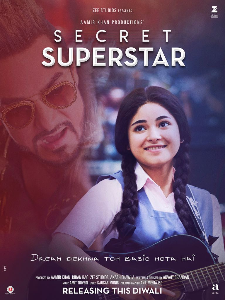 Secret Superstar (2017) First Look Poster