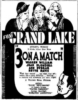 Three on a Match (1932) - English