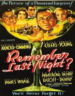 Remember Last Night? (1935) - English