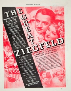 The Great Ziegfeld Movie Poster