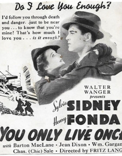 You Only Live Once (1937) - English