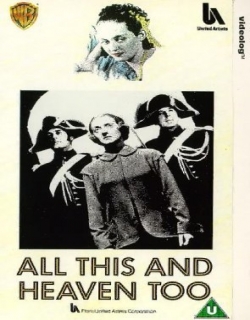 All This, and Heaven Too Movie Poster