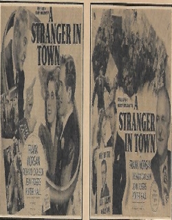 A Stranger in Town Movie Poster