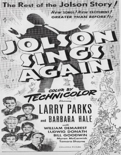 Jolson Sings Again Movie Poster