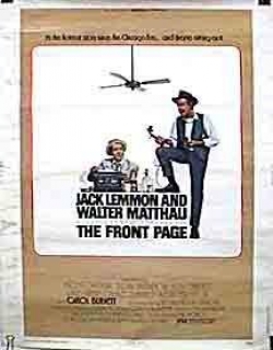 The Front Page Movie Poster