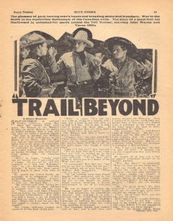 The Trail Beyond (1934) - English