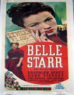 Belle Starr Movie Poster