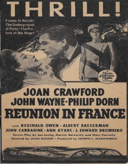 Reunion in France Movie Poster