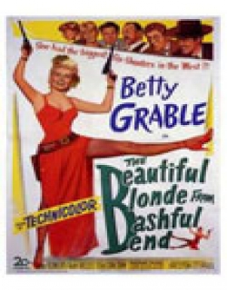 The Beautiful Blonde from Bashful Bend Movie Poster