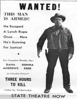 Three Hours to Kill (1954) - English