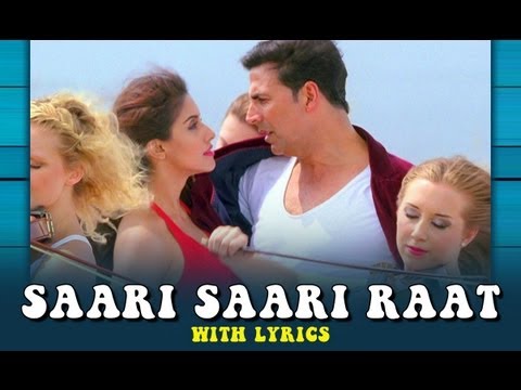 Saari Saari Raat - Full Song with Lyrics - Khiladi 786