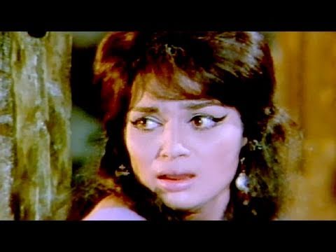 Dev Anand rescues Asha Parekh - Mahal Scene 8