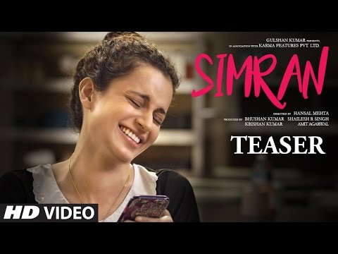 Official Movie Teaser - Simran | Kangana Ranaut | Hansal Mehta | T-Series