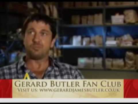 Gerard Butler interview The Bounty Hunter behind the scenes Jennifer Aniston 2010 movie