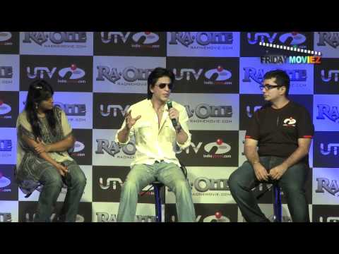 Shahrukh Launches the 'Ra.One' Game