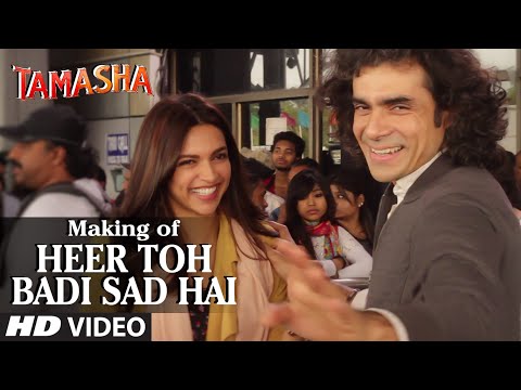 'Heer Toh Badi Sad Hai' Backstage VIDEO | Tamasha | Deepika Padukone | T-Series